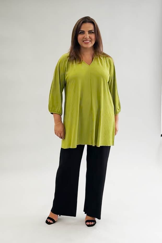 See You plisse tunic - peppermint