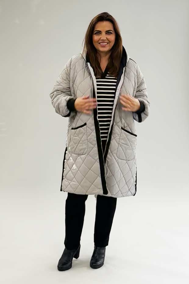 Pont Neuf Liva reversible coat - kit/black