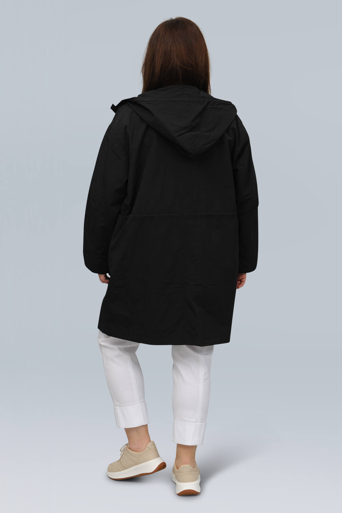 Ciso hooded mac - black