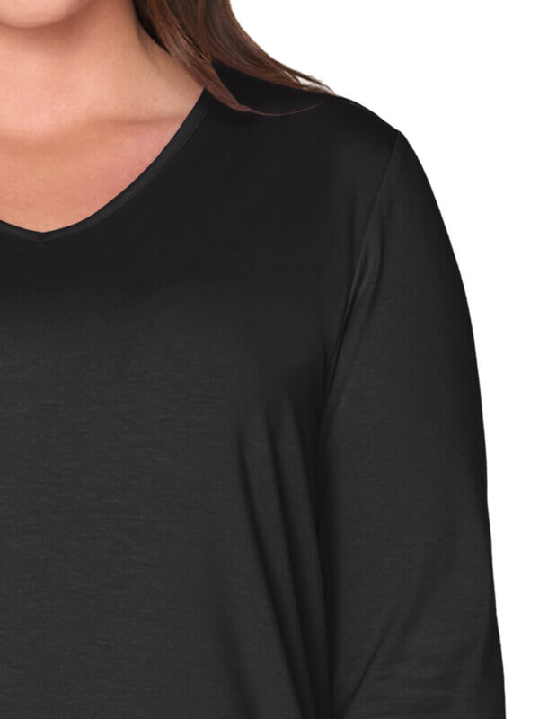 Ciso 3/4 sleeve t-shirt - black