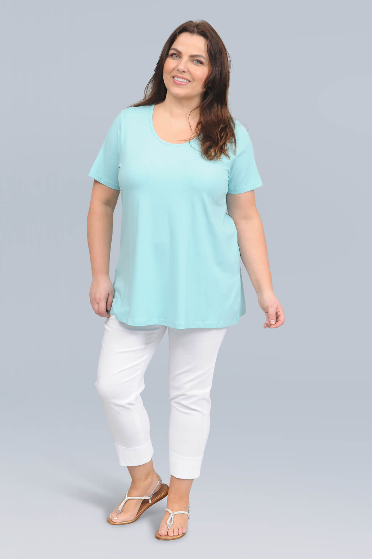 Ciso t-shirt - dusty turquoise