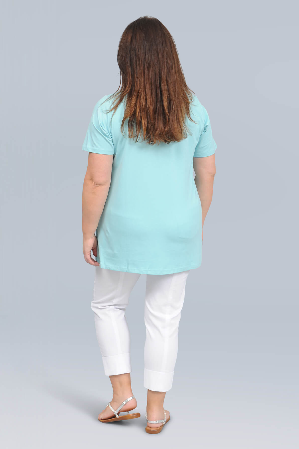 Ciso t-shirt - dusty turquoise