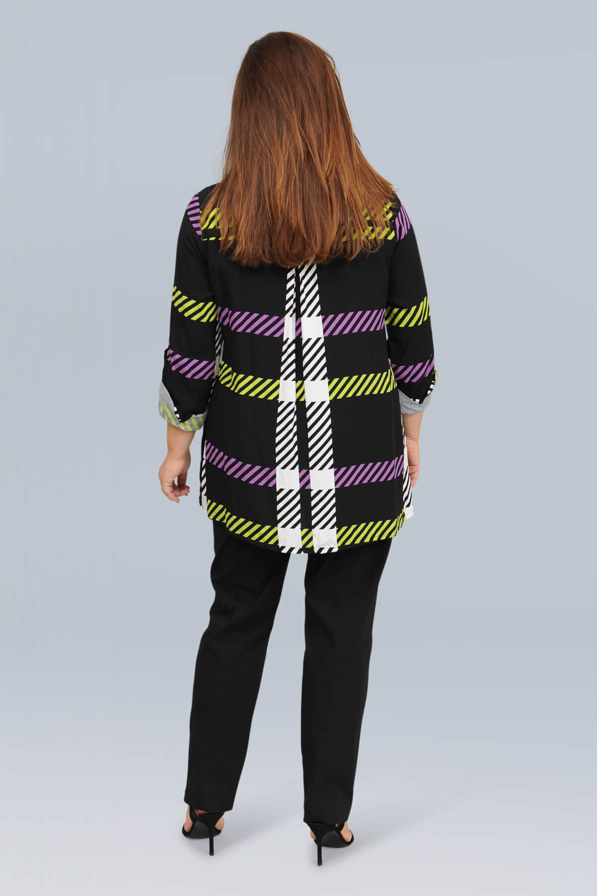 Doris Streich abstract stripe tunic