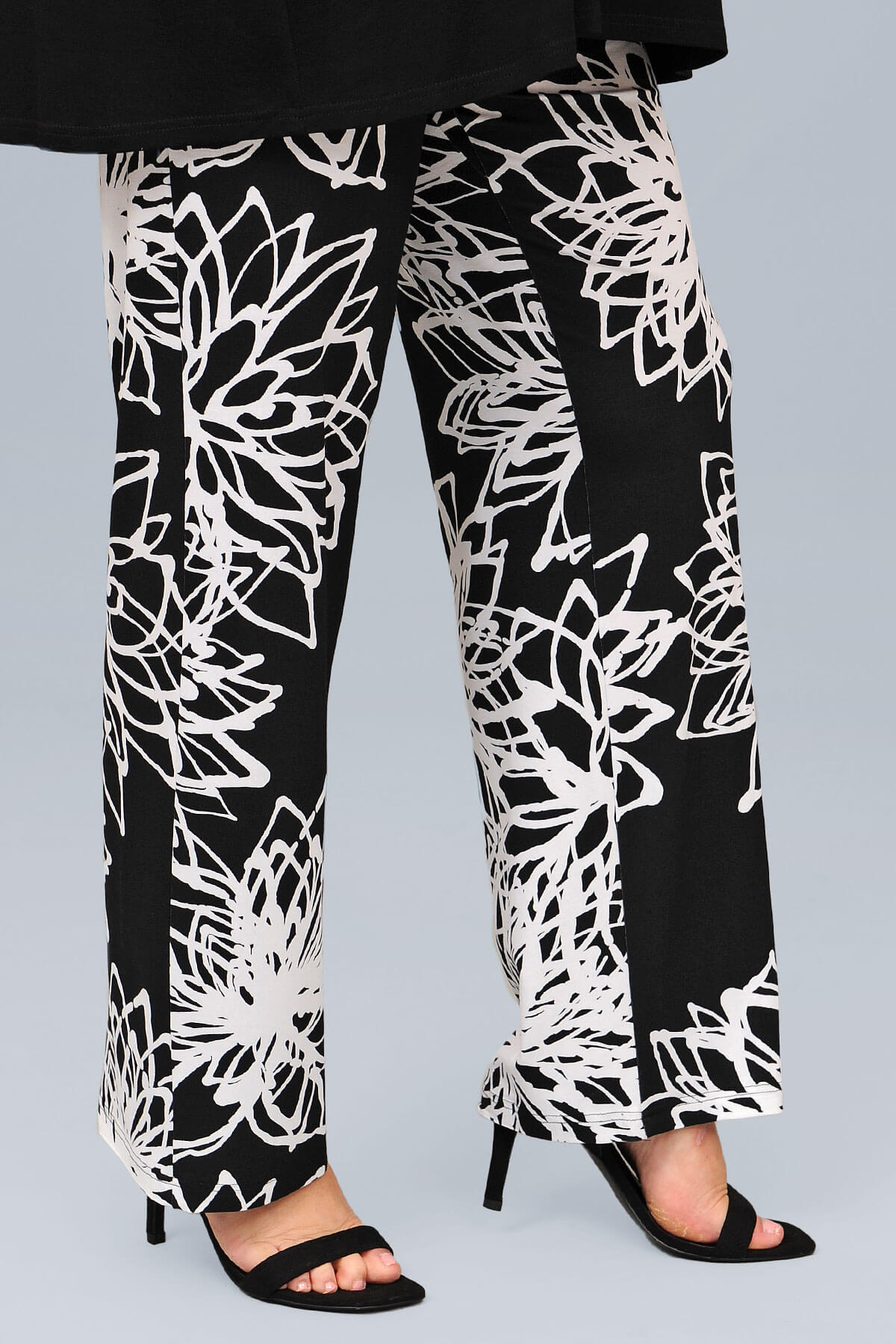 Doris Streich floral palazzo trousers