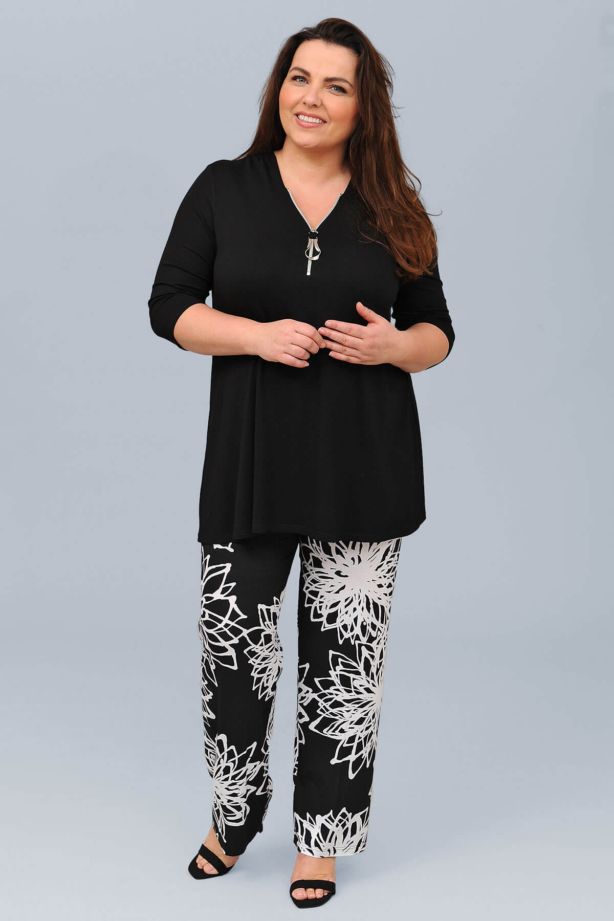 Doris Streich zip t-shirt