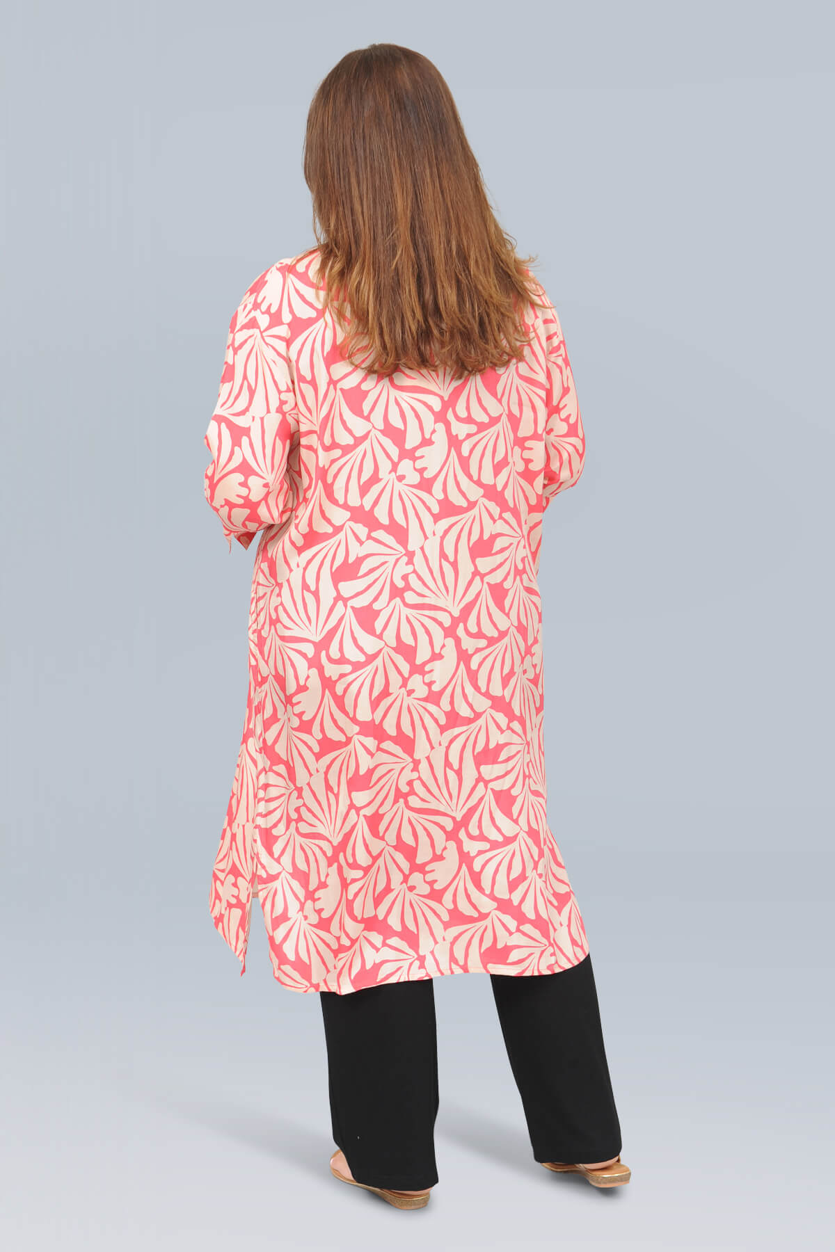 Masai Nimes shirt/dress - hibiscus