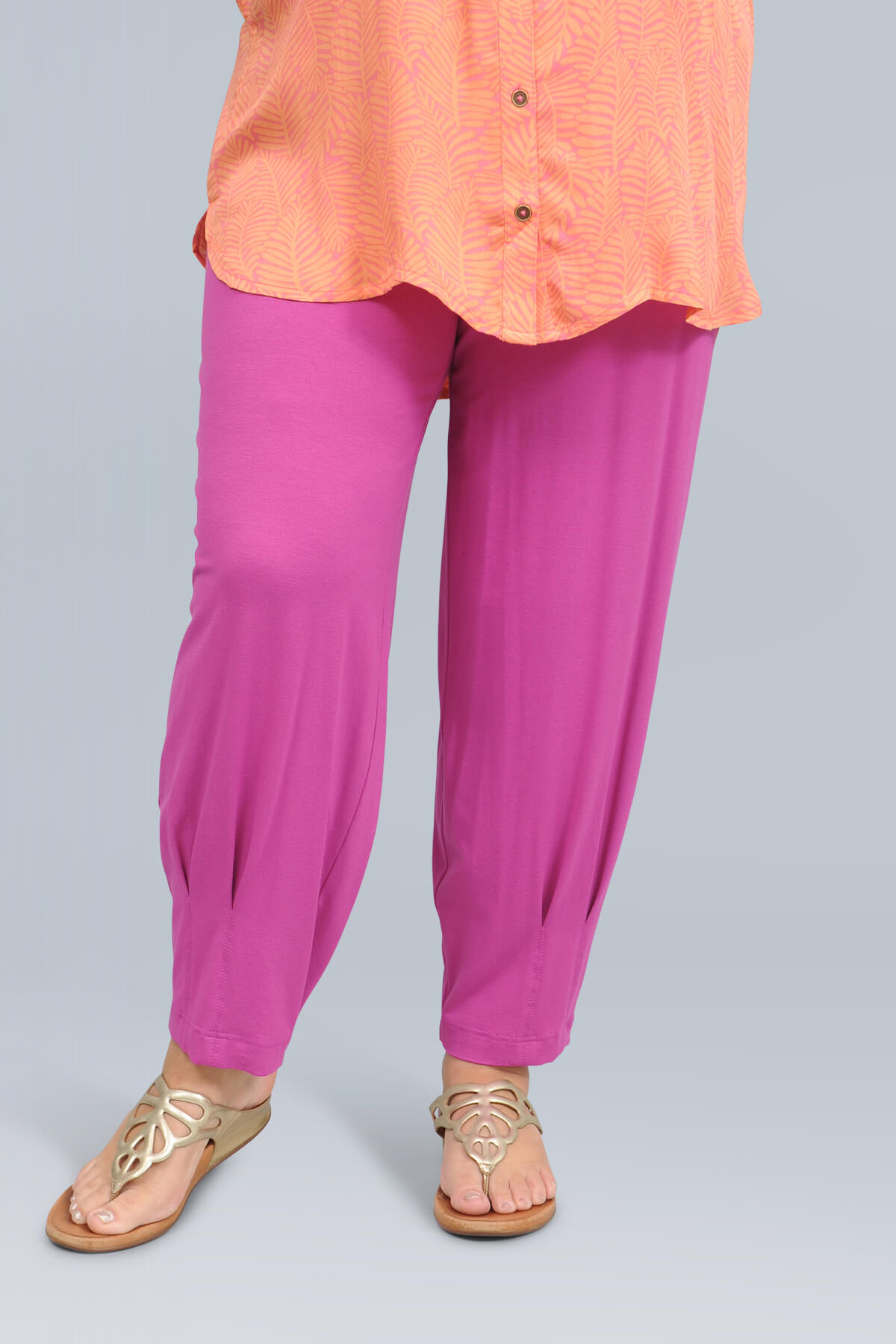 Noen harem trousers - rose