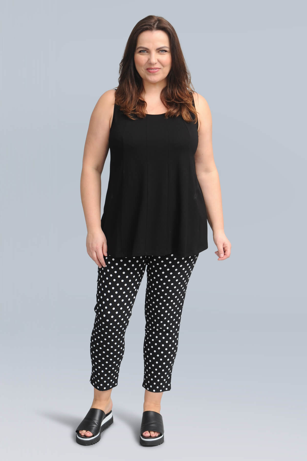 Robell Bella spot crops - black/white