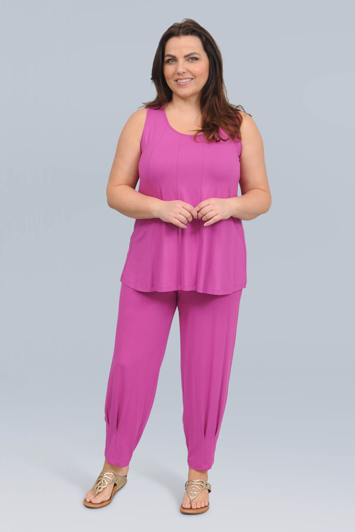 Noen harem trousers - rose