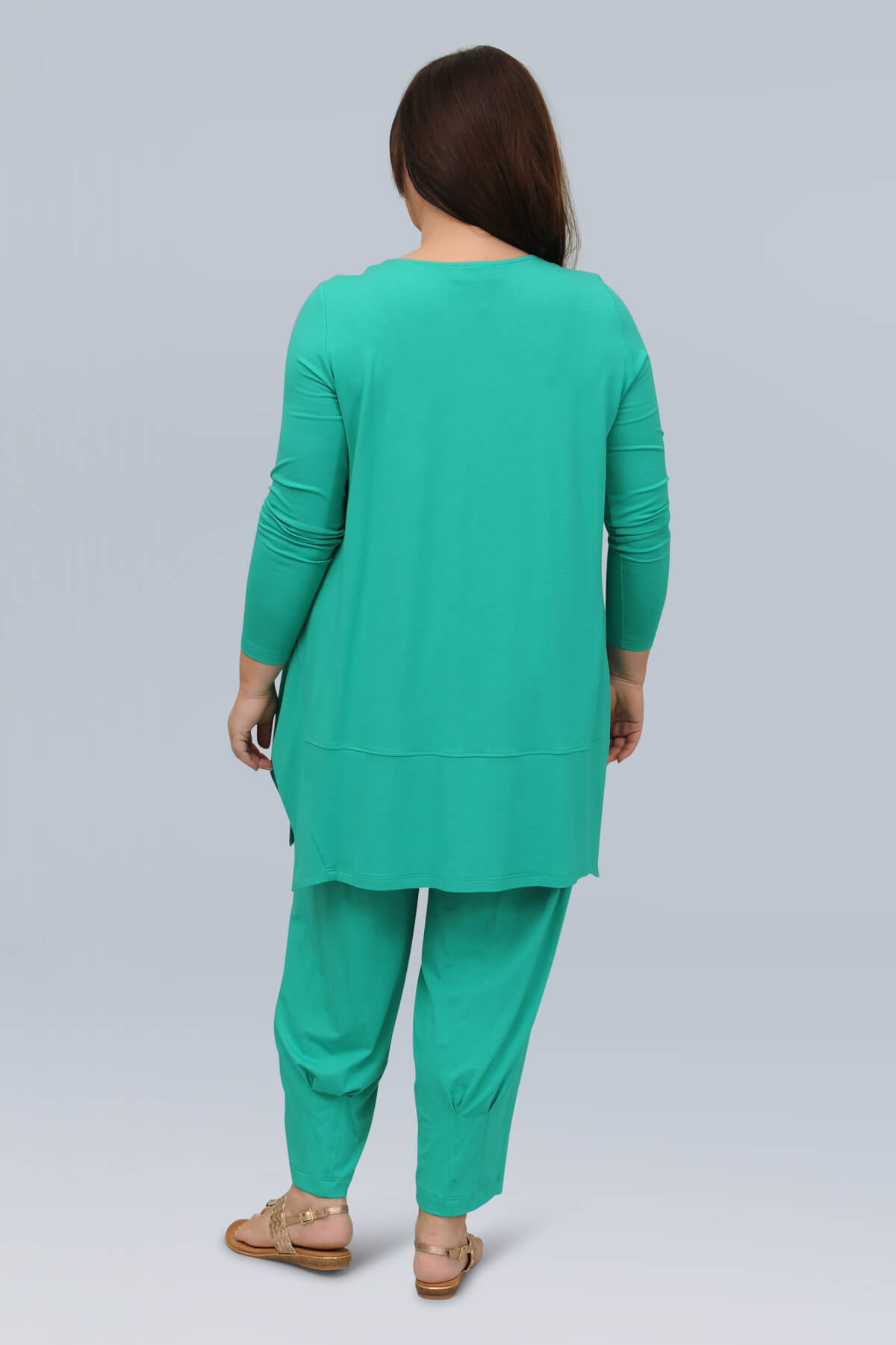 Noen square neck top - mint green