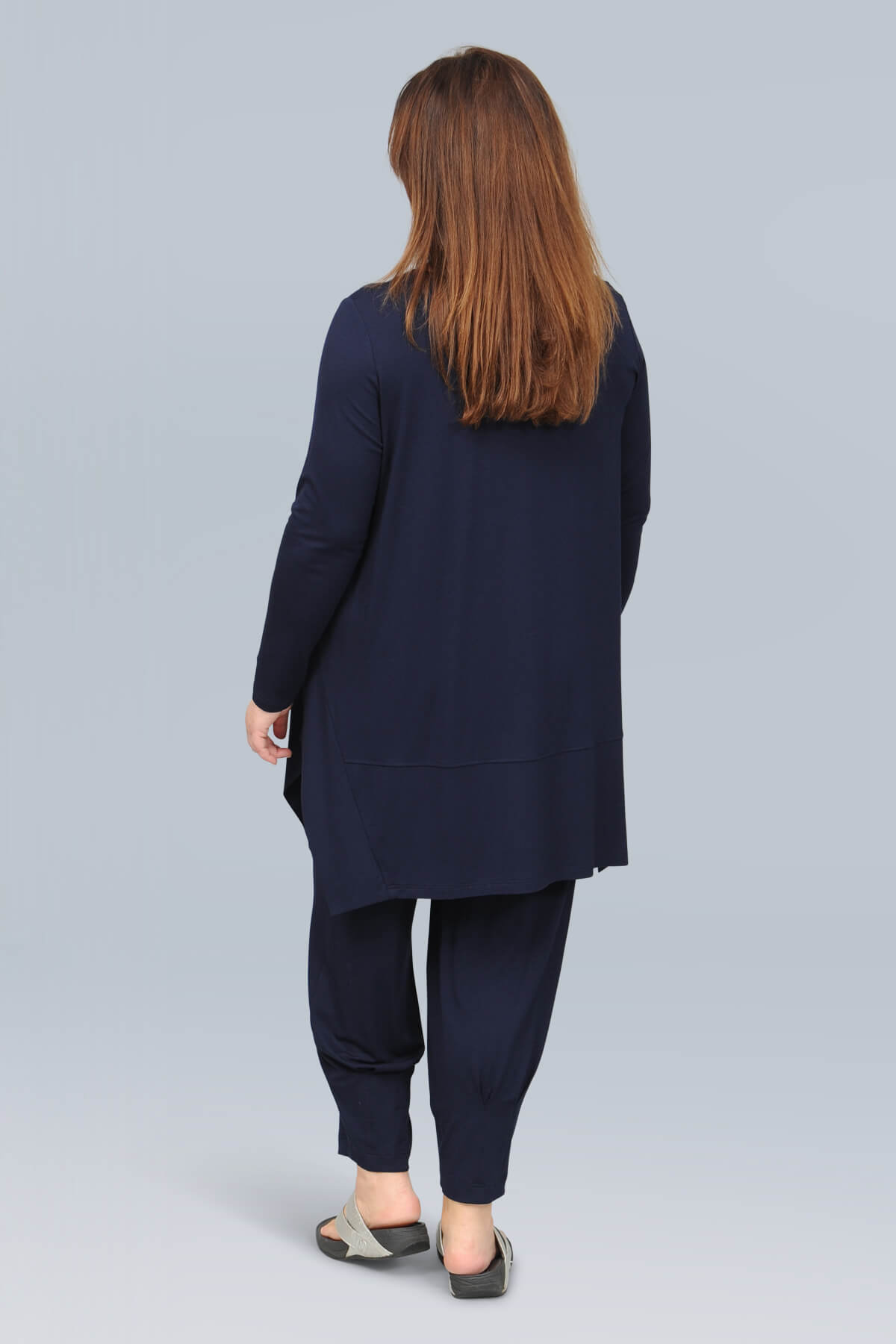 Noen square neck top - navy