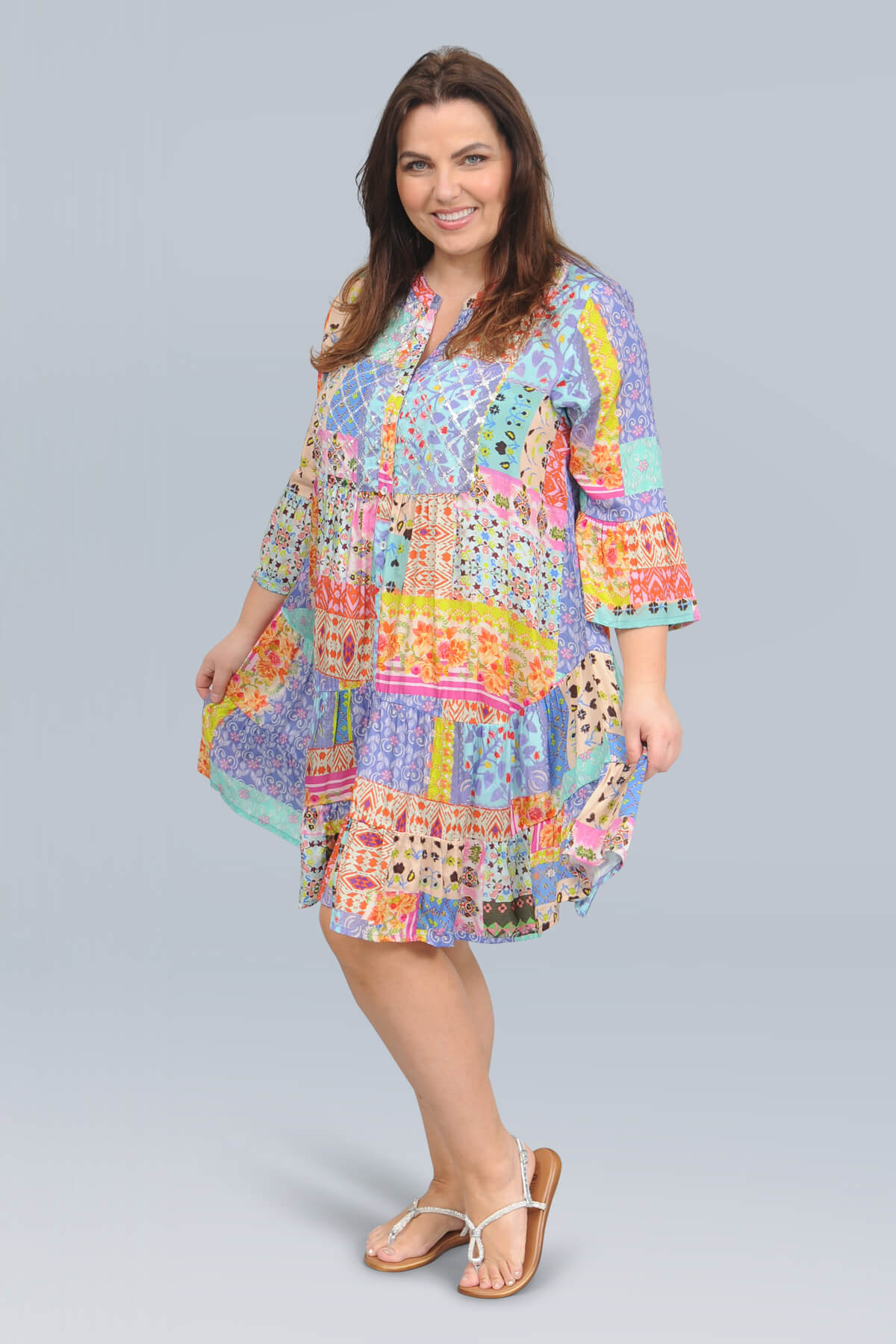 Orientique (Escape) Chloe patchwork tunic/dress