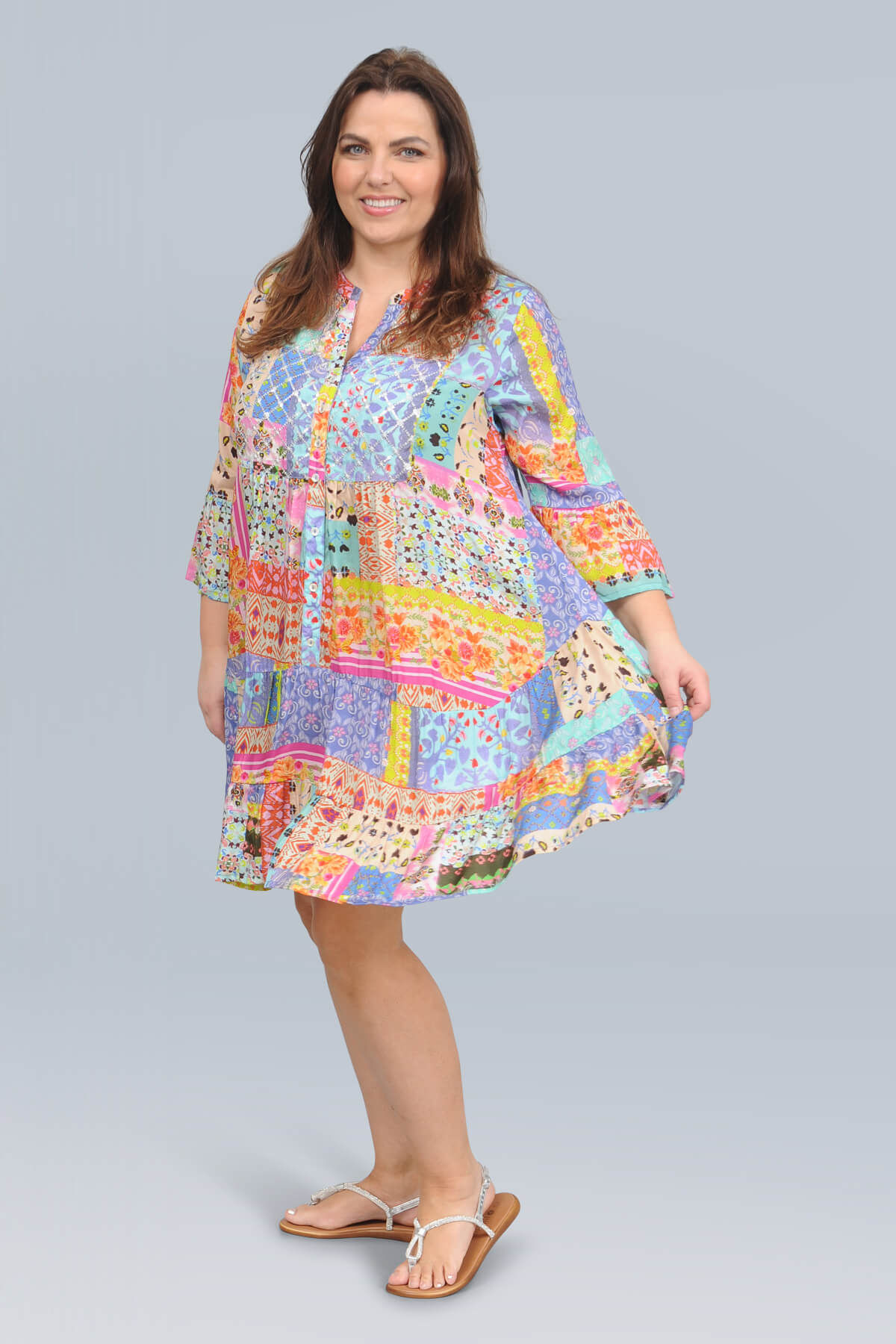 Orientique (Escape) Chloe patchwork tunic/dress