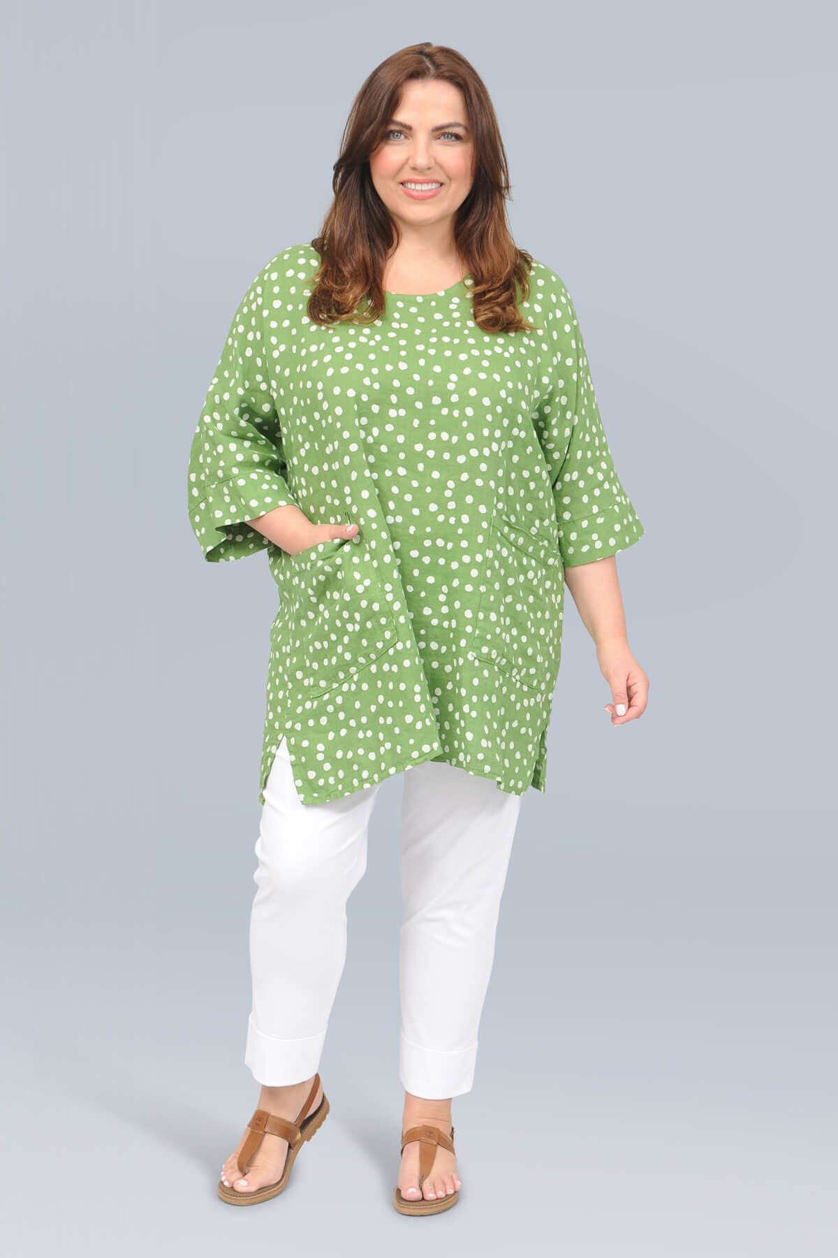 Pont Neuf Birla square top – apple green | Bakou