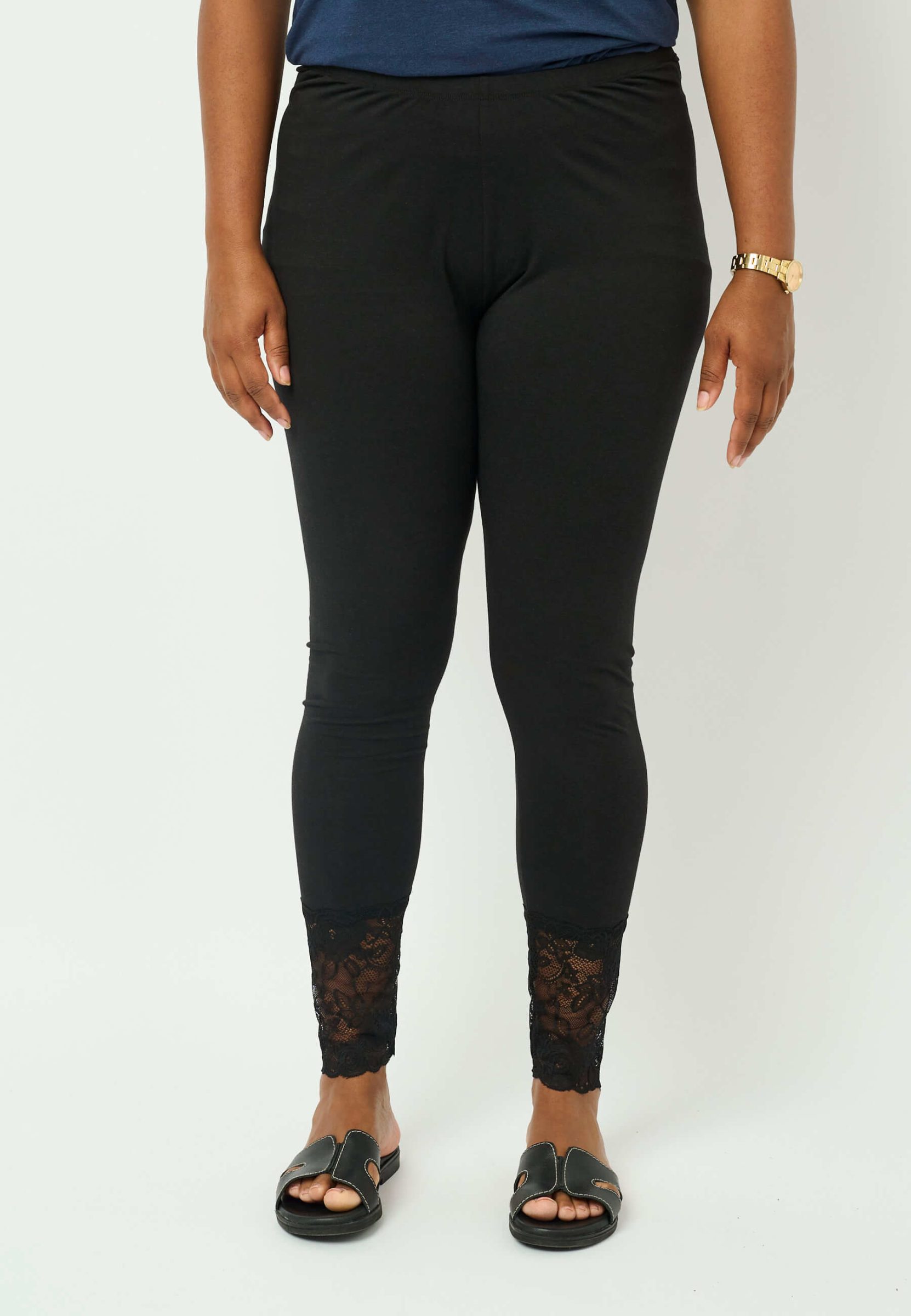 Pont Neuf Iris bamboo leggings - black