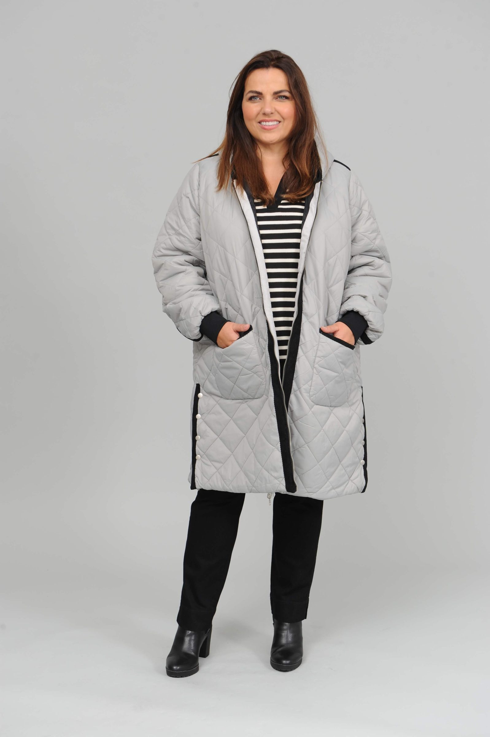 Pont Neuf Liva reversible coat - kit/black