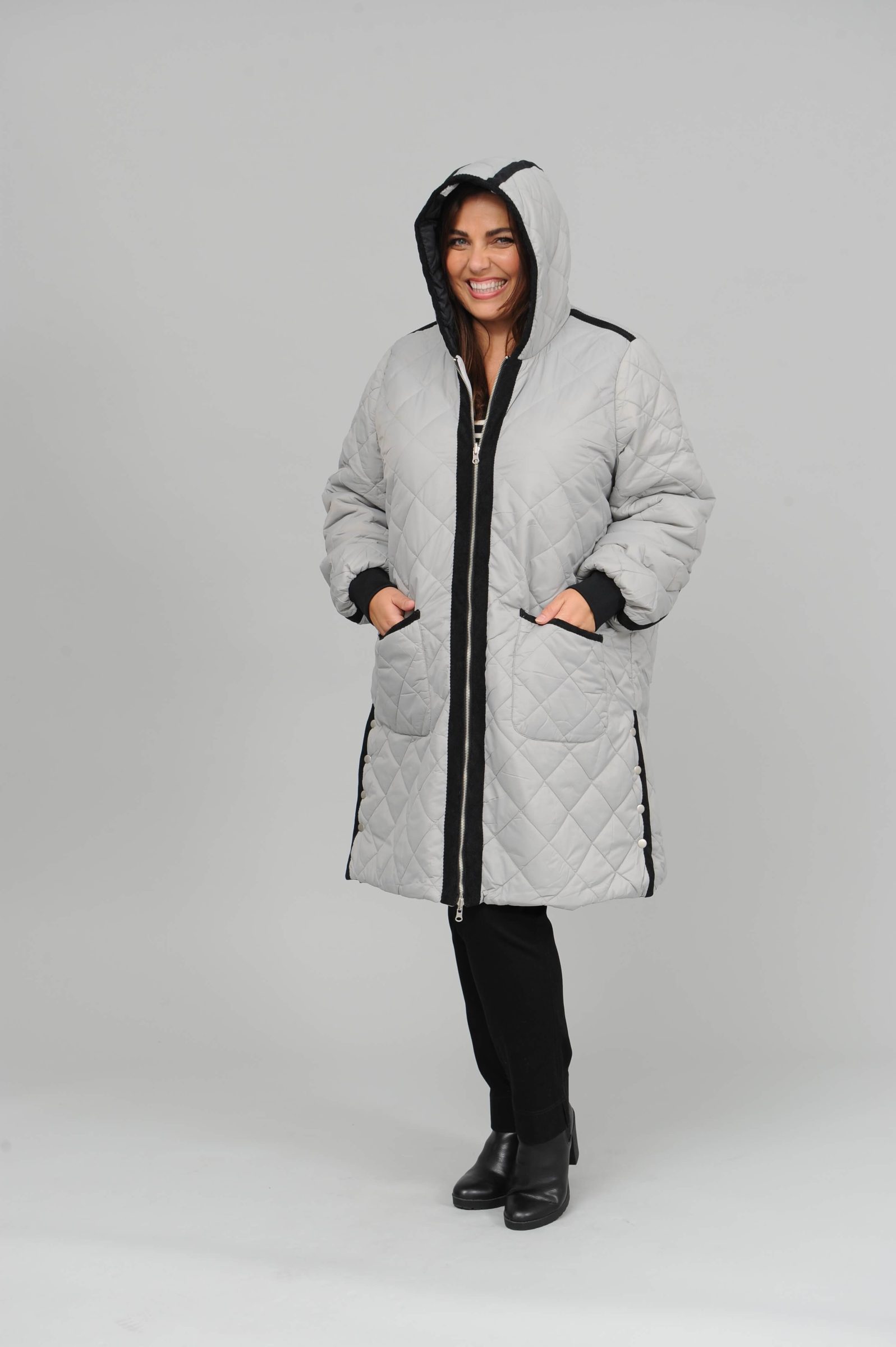 Pont Neuf Liva reversible coat - kit/black