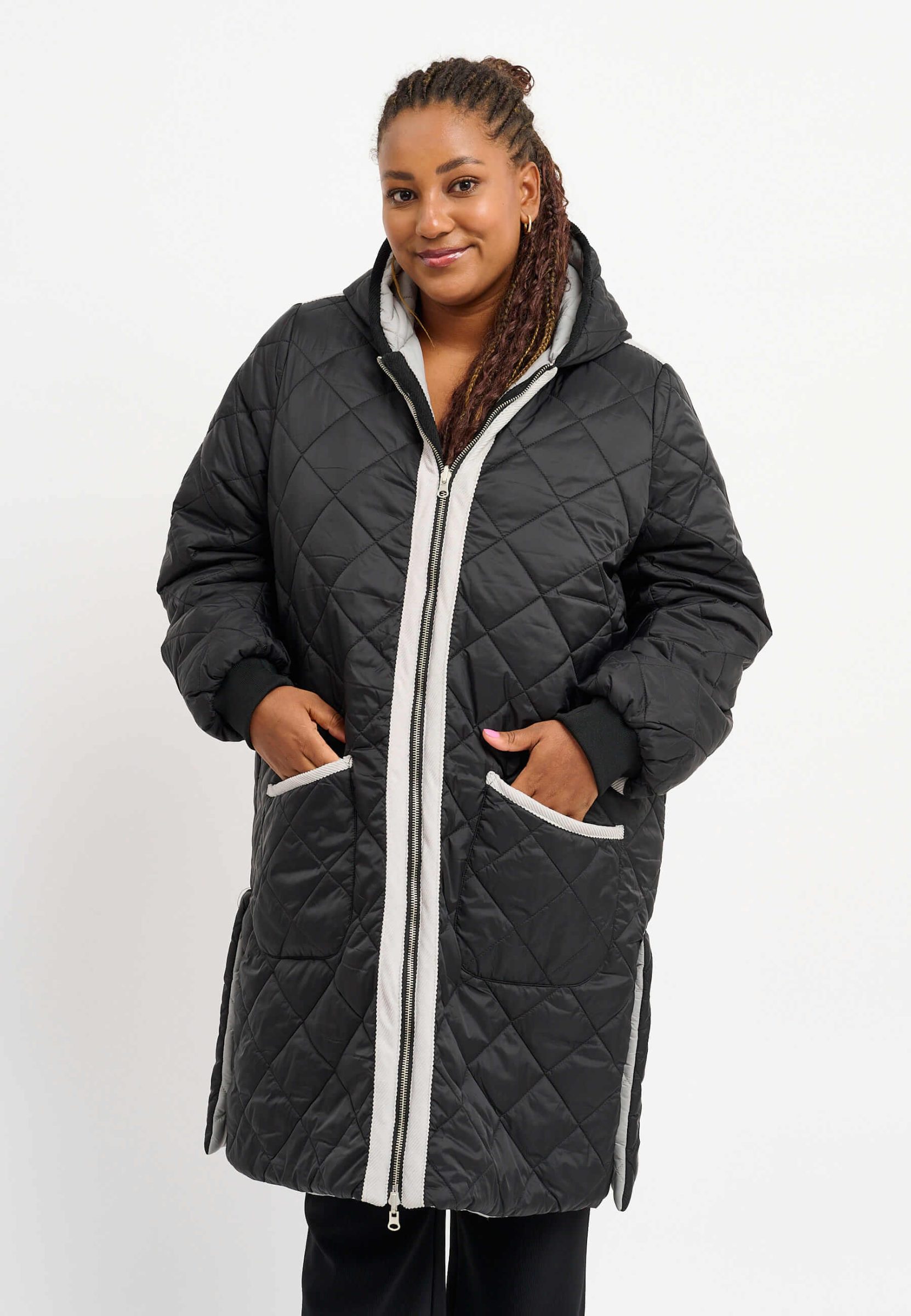 Pont Neuf Liva reversible coat - kit/black