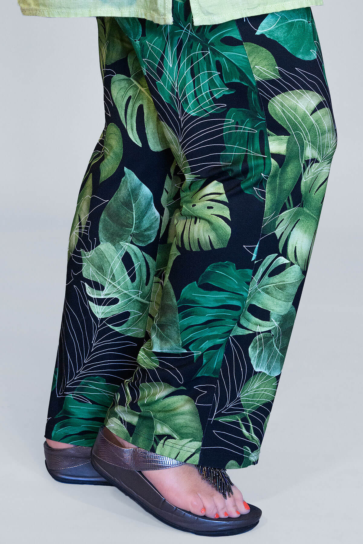 Doris Streich palm leaf trousers