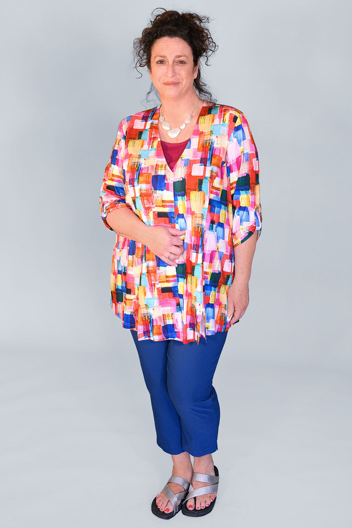 Mona lisa block jacket bakou