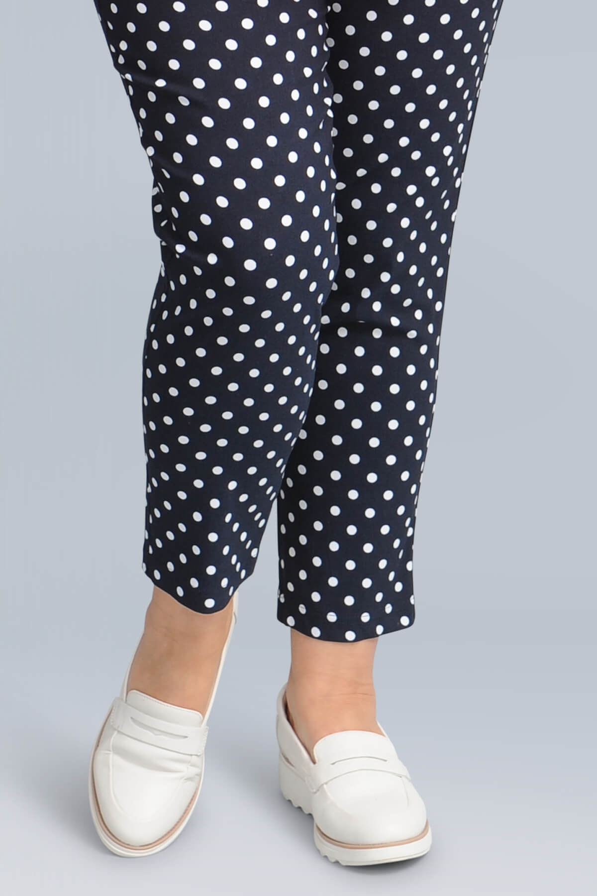 Robell Bella spot crops - navy/white