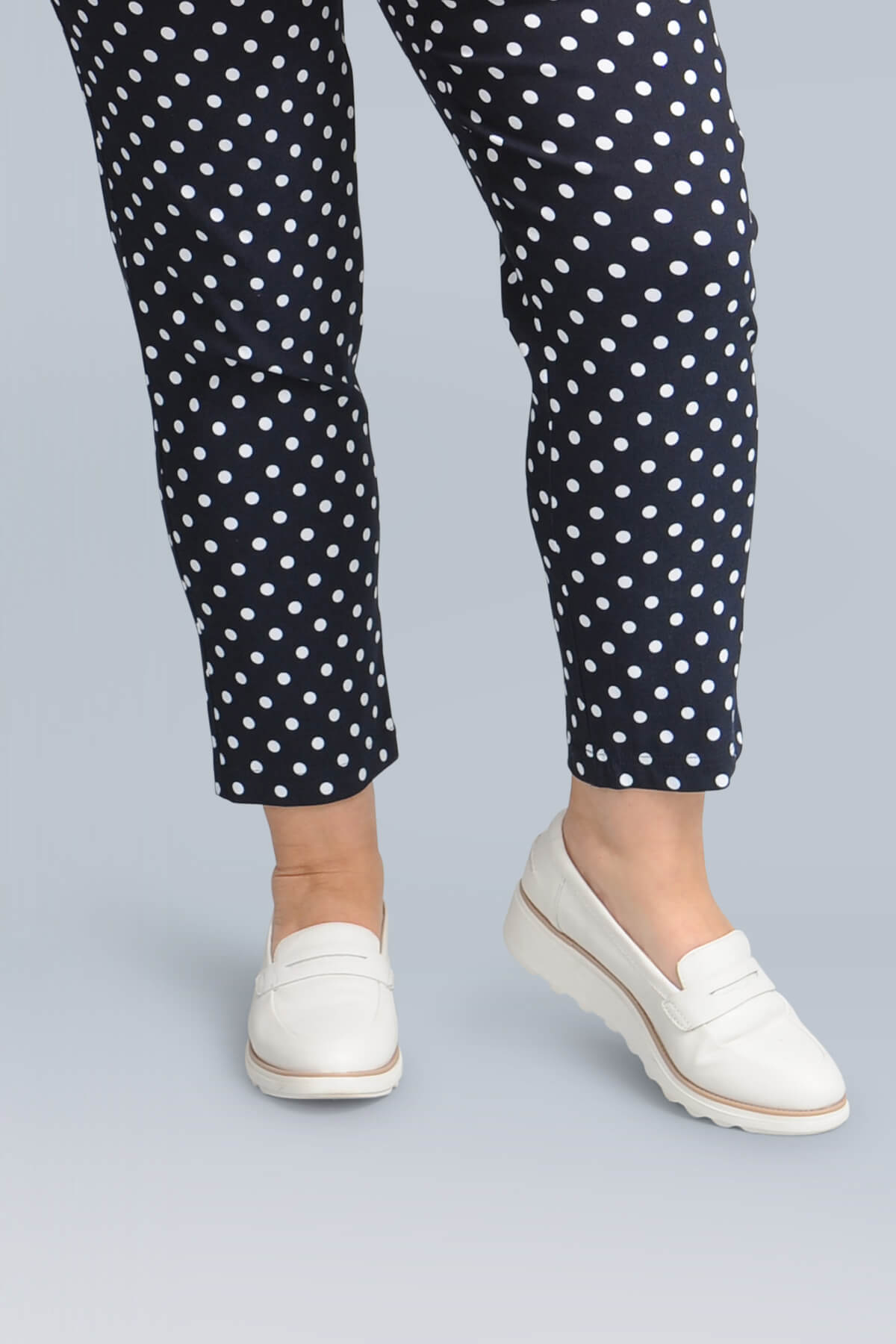 Robell Bella spot crops - navy/white