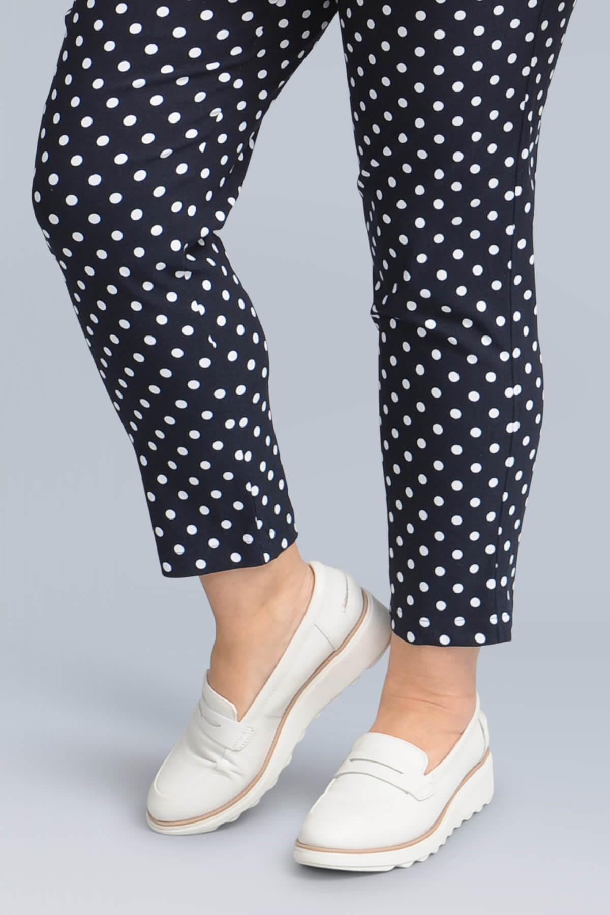 Robell Bella spot crops - navy/white