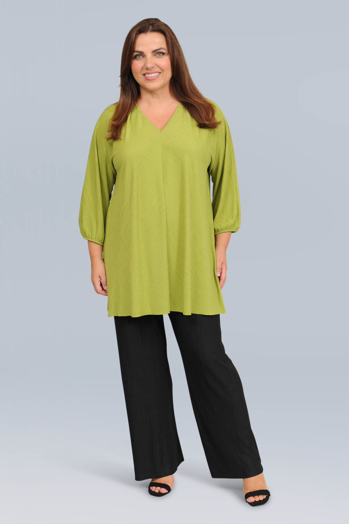 See You plisse tunic - peppermint