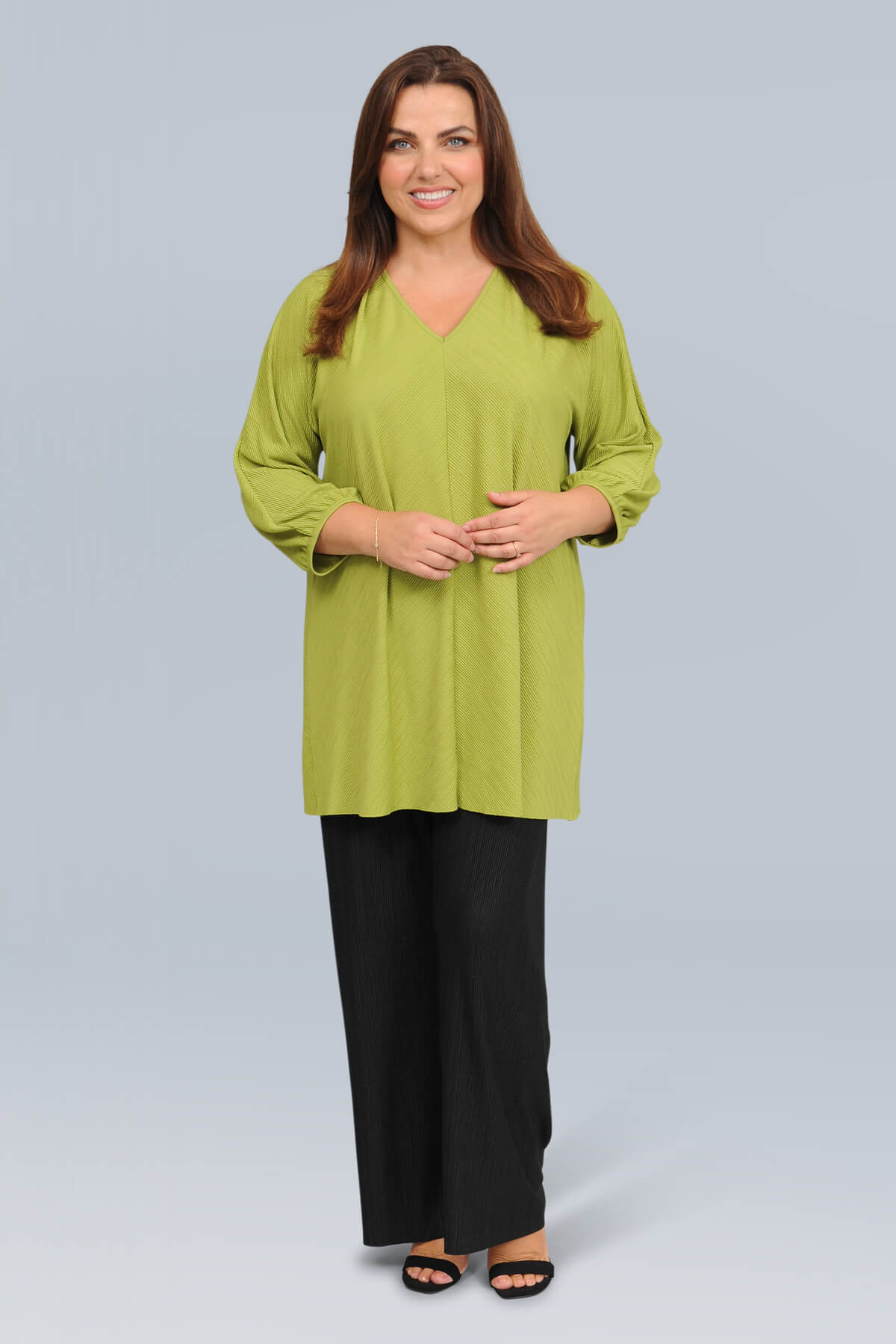 See You plisse tunic - peppermint