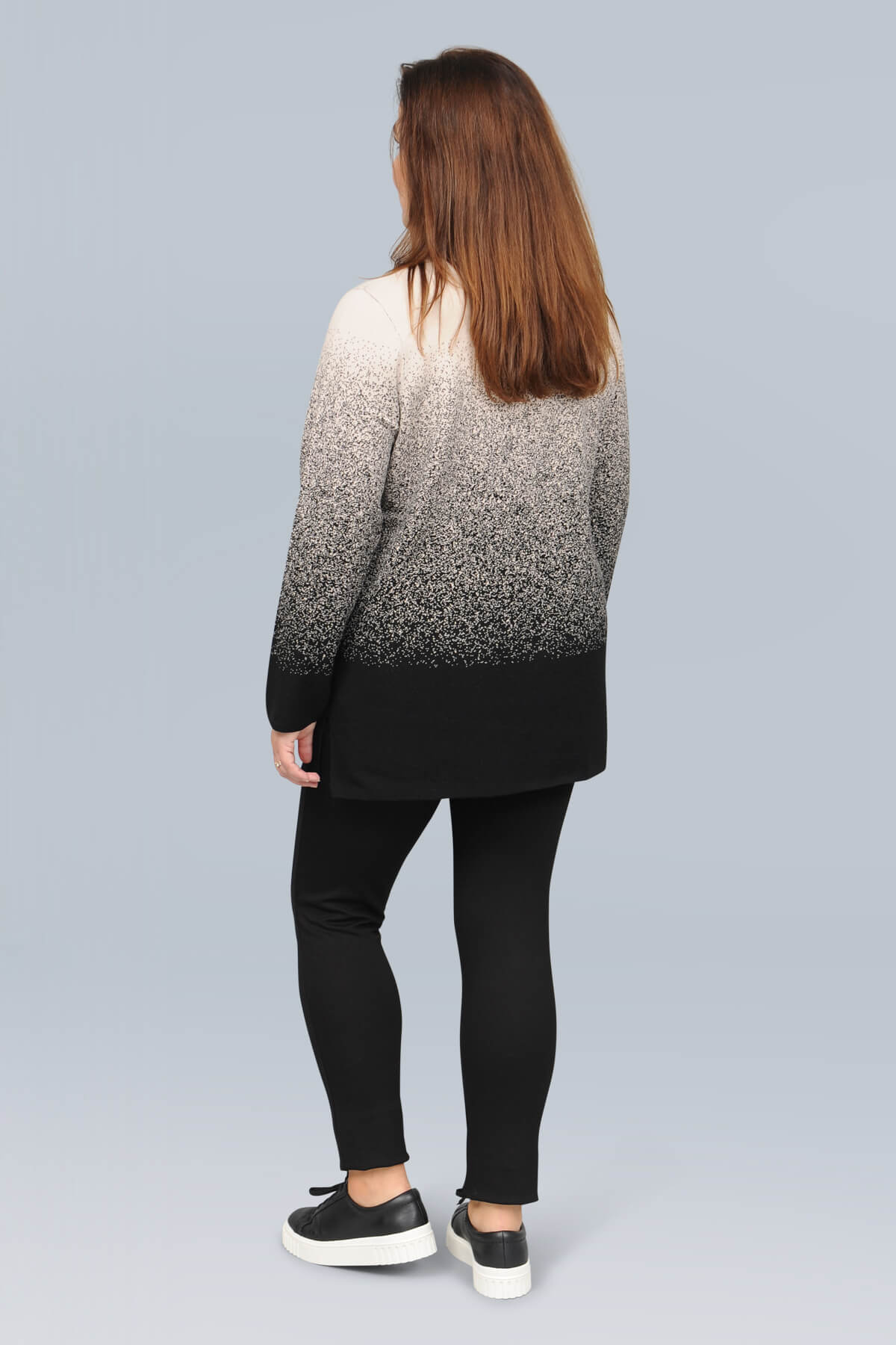 Via Appia graded jumper - black/mushroom