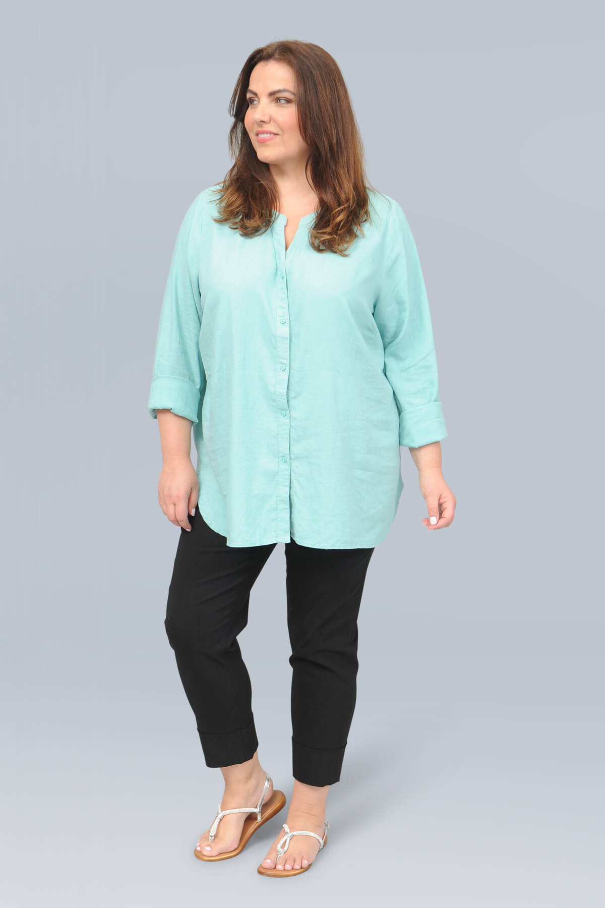 Wasabi Corinna 5 shirt - aqua