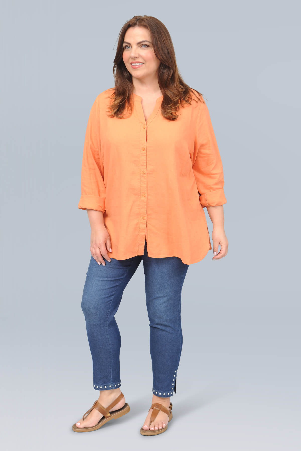 Wasabi Corinna 5 shirt - papaya