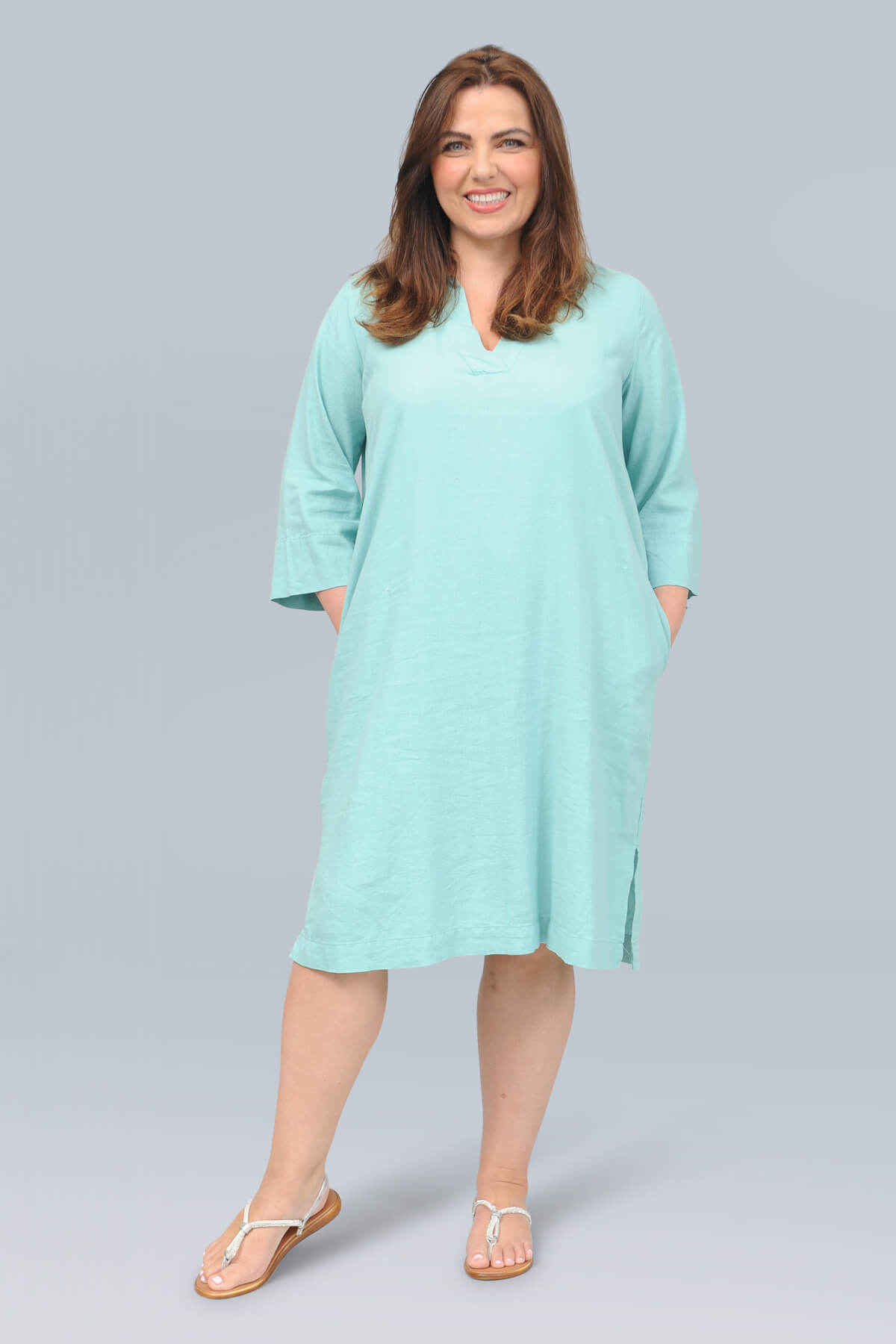 Wasabi Corinna 6 dress/tunic - aqua