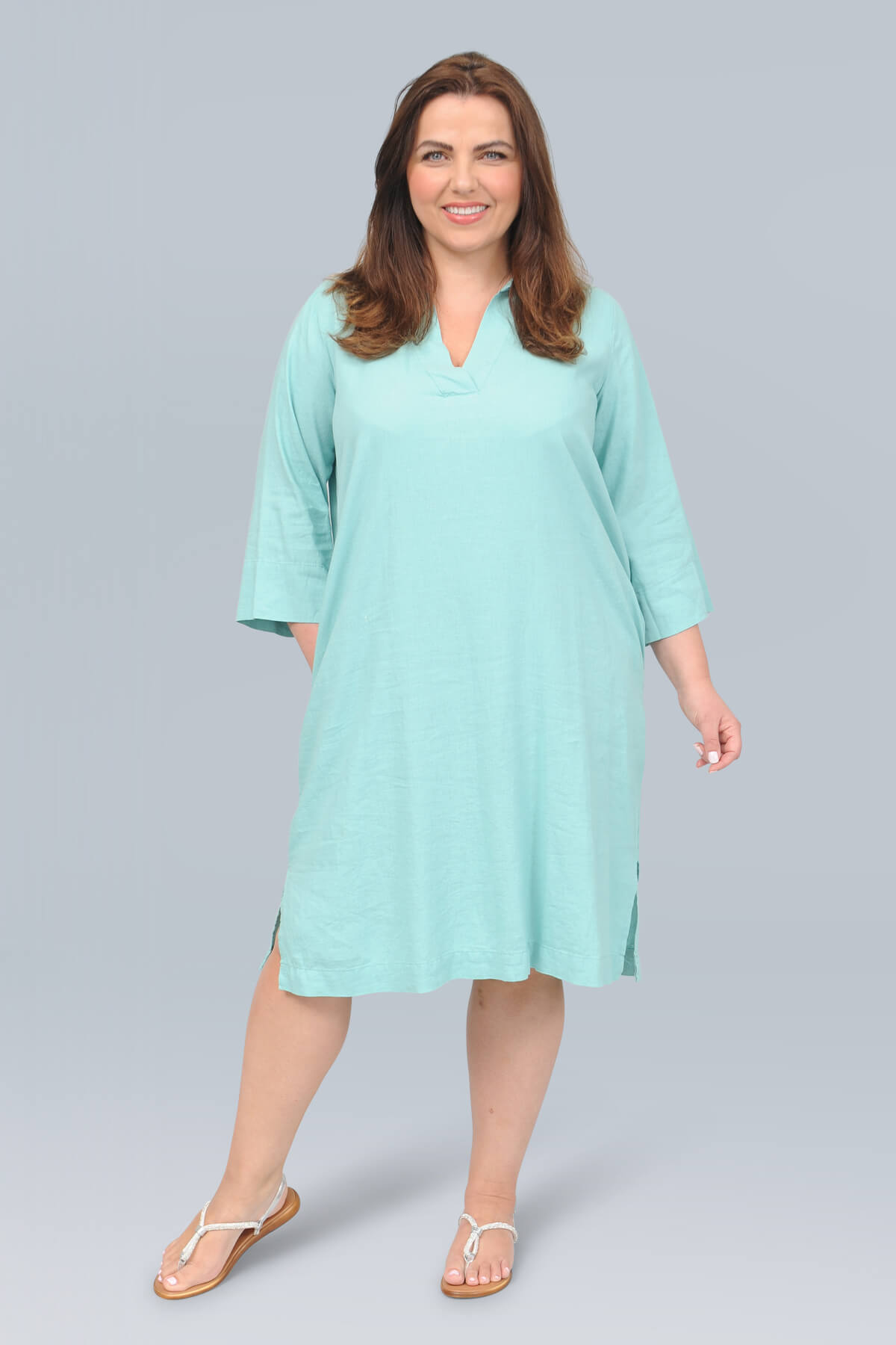 Wasabi Corinna 6 dress/tunic - papaya