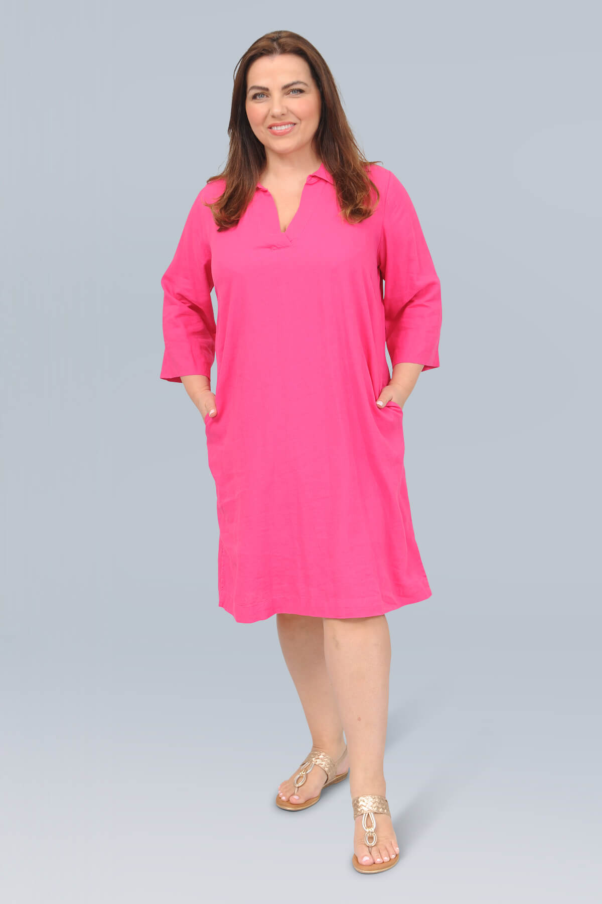 Wasabi Corinna 6 dress/tunic - fuchsia rose