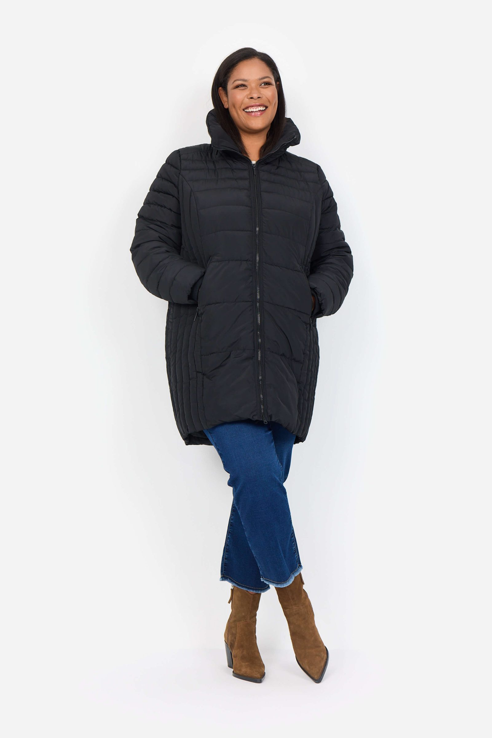 Wasabi Gabriela 1 quilted jacket - black