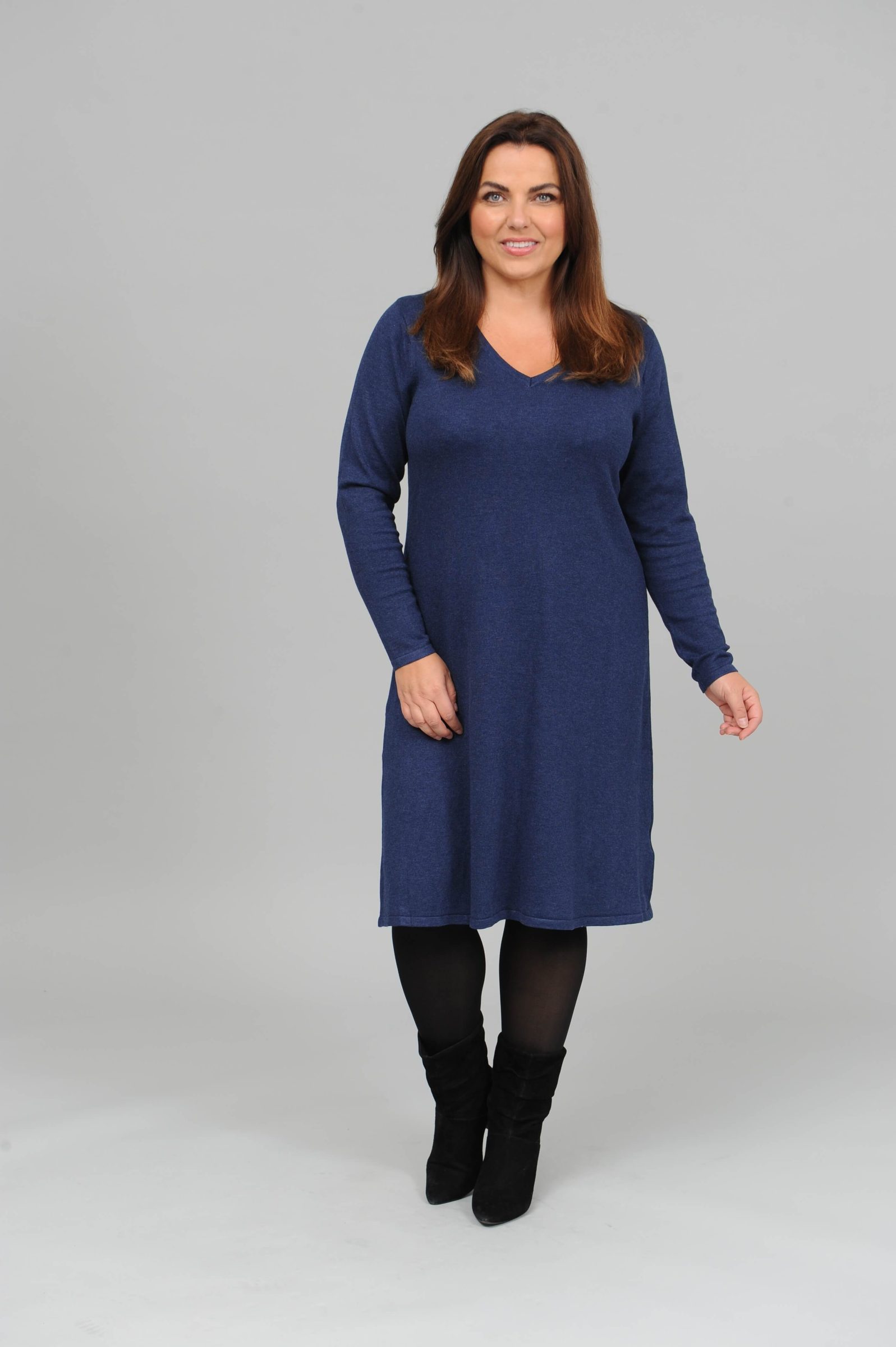 Wasabi Samanda 3 jumper dress - blue iris