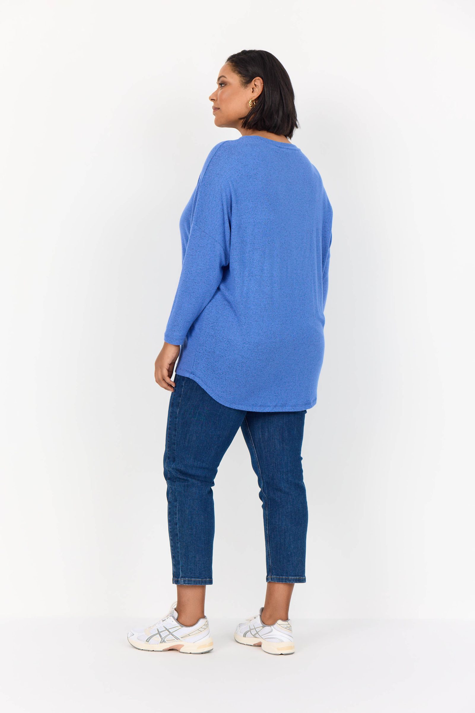 Wasabi Simone 4 batwing jumper - amparo blue