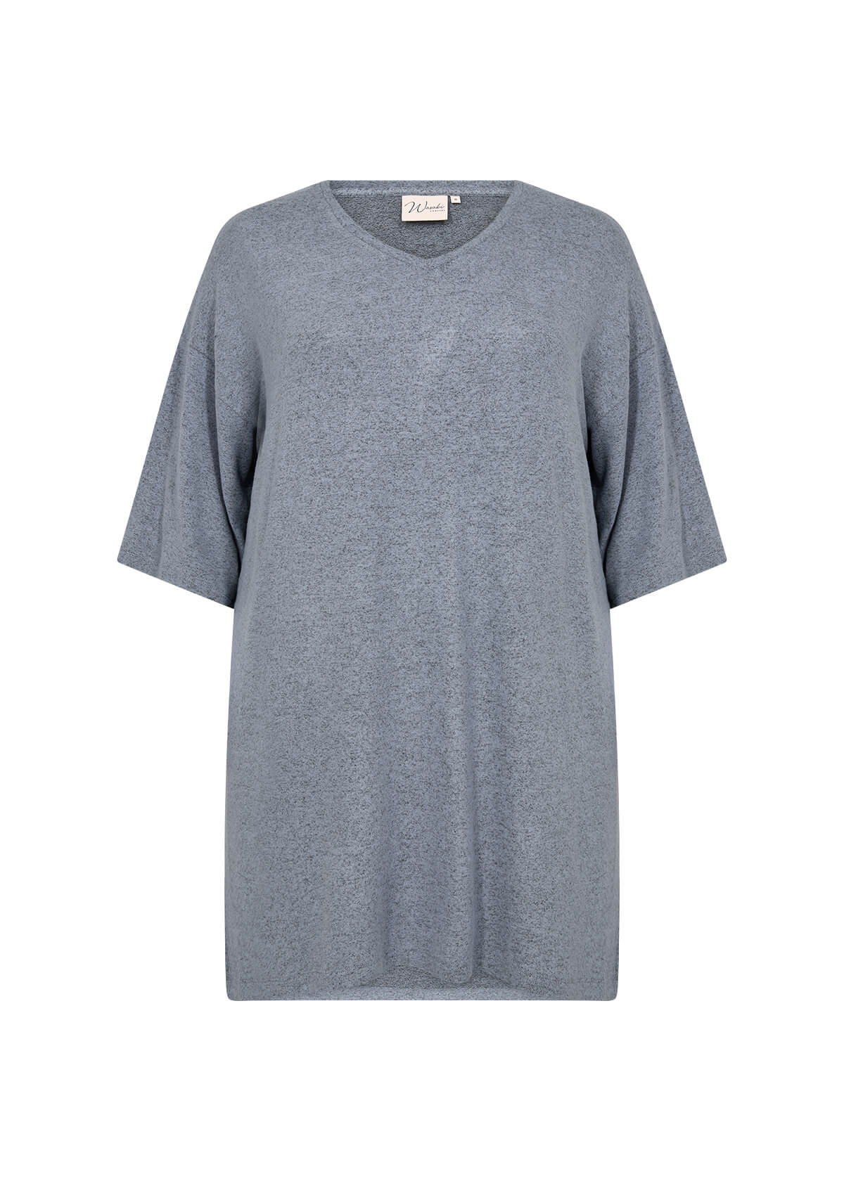 Wasabi Simone 9 tunic jumper - flint blue