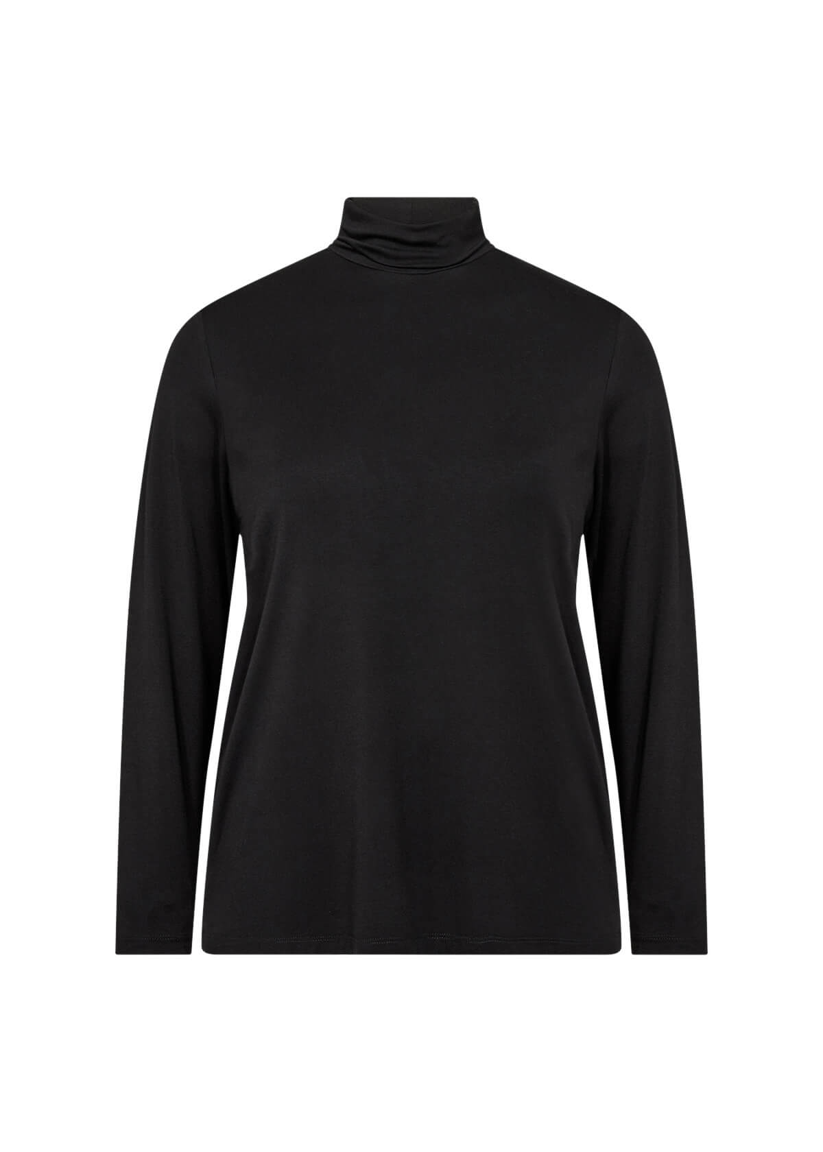 Wasabi Stella 30 polo neck top - black