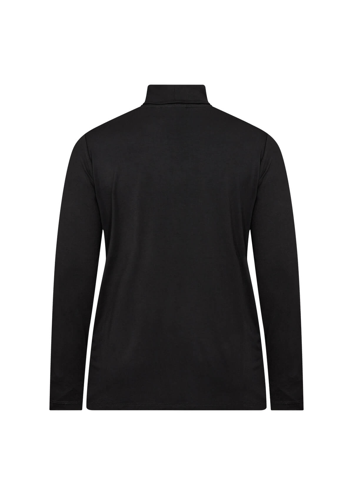 Wasabi Stella 30 polo neck top - black