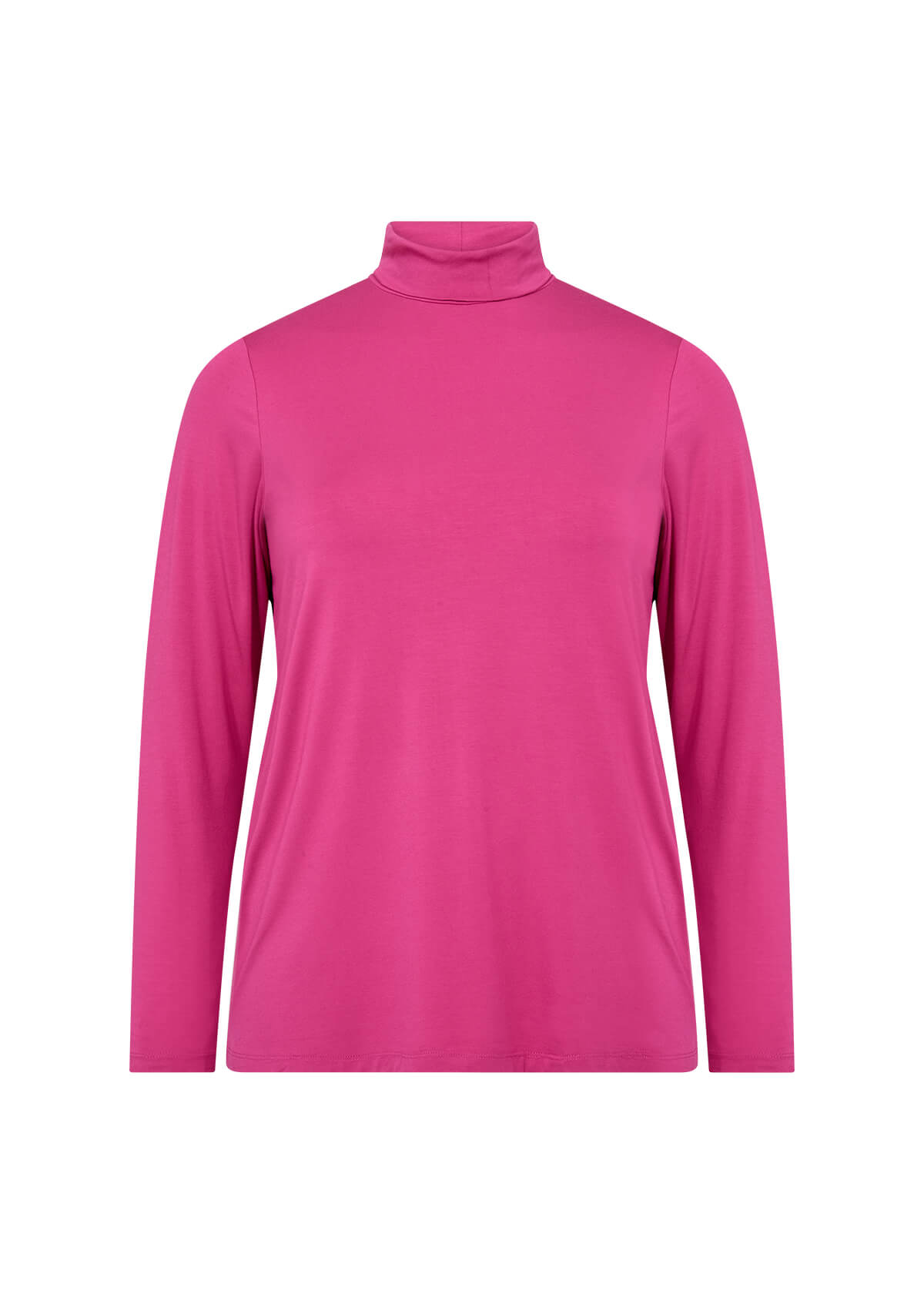 Wasabi Stella 30 polo neck top - fuchsia